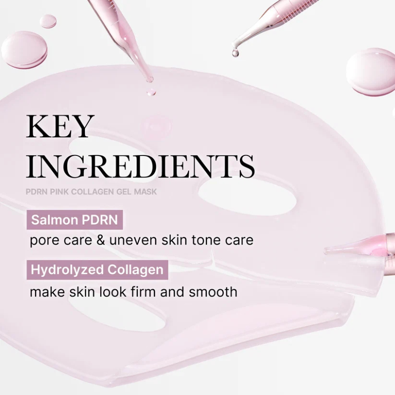 Medicube Salmon PDRN Pink Collagen Jelly Gel Mask - Maschera Illuminante Viso