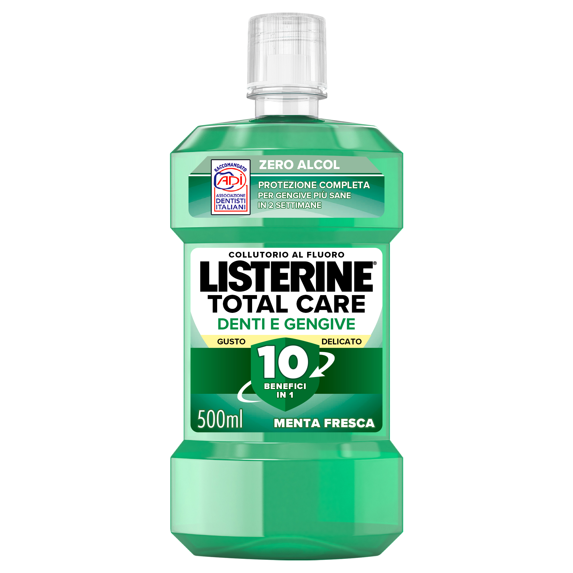 Listerine Total Care Difesa Denti E Gengive - Collutorio Senza Alcol 500 ml