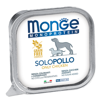 MONGE MONOPROT 100% POLLO 150G