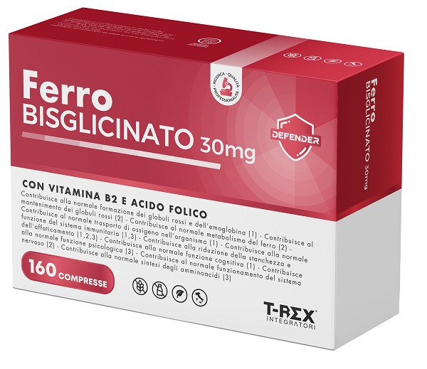 T-REX FERRO BISG 30MG 160CPR