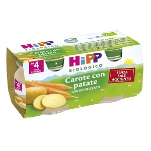 Hipp Biologico Omogeneizzato Carota e Patate 2 x 80 g Hipp Biologico Omogeneizzato Carota e Patate 2 x 80 g