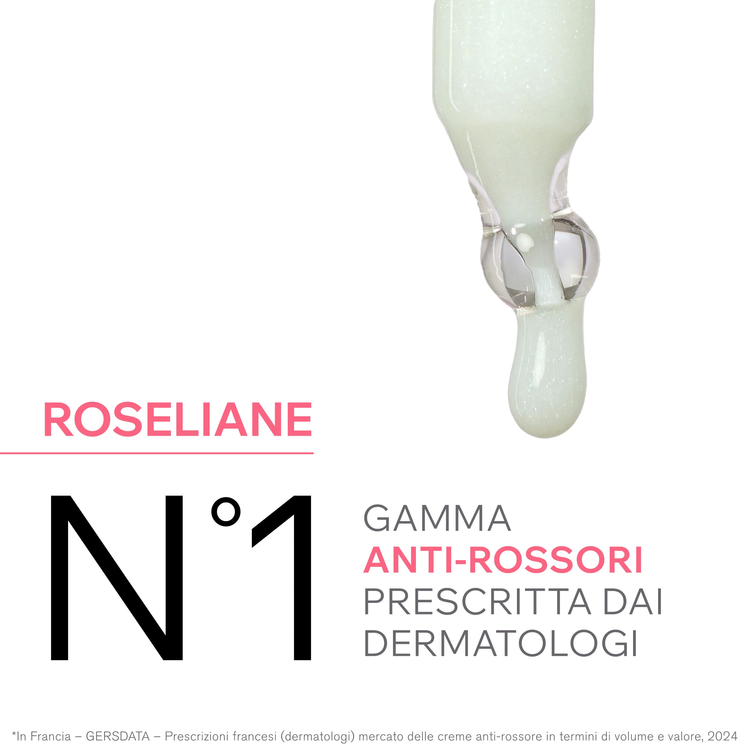 Uriage - Roseliane - Crema Colorata Anti-Rossori SPF30 Lenitiva Viso 40 ml - Tonalità Media