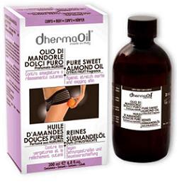 DhermaOil Olio di Mandorle Dolci Puro Profumato Agrumi 200 ml