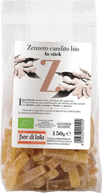 ZENZERO CANDITO STICK BIO 150 G ZENZERO CANDITO STICK BIO 150 G