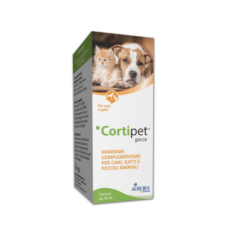 Cortipet Gocce - Mangime Complementare Per Cani E Gatti 50 ml
