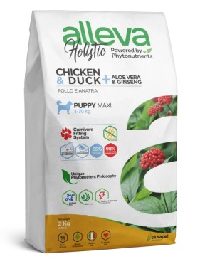ALLEVA HOLISTIC DOG PUPPY/JUNIOR CHICKEN MAXI KG 2 - P00225