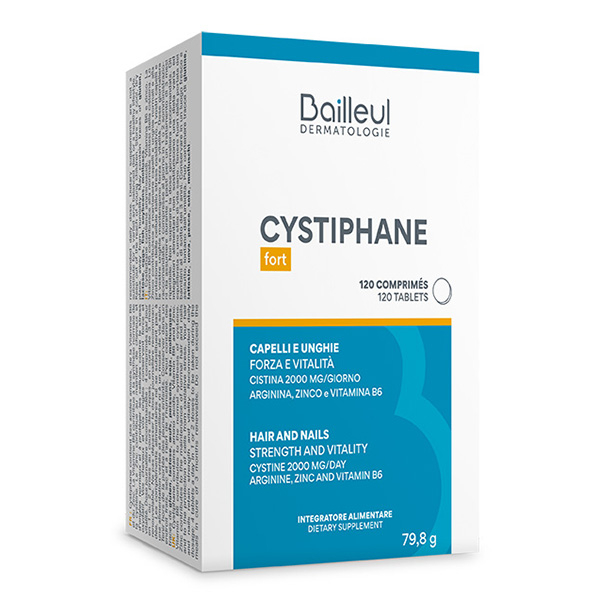 Cystiphane Fort - Integratore per proteggere e rafforzare Capelli e Unghie 120 cpr