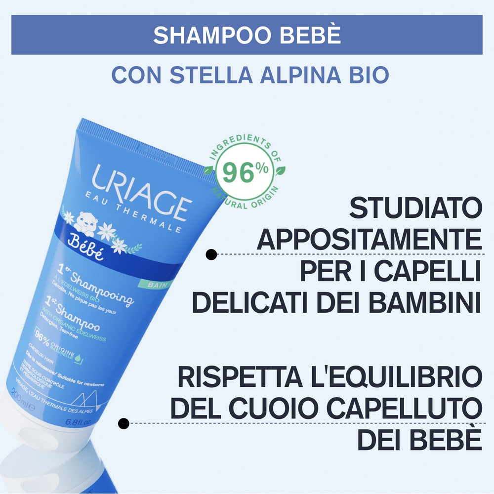 Uriage Bebè 1° Shampoo - 200ml Uriage Bebè 1° Shampoo - 200ml