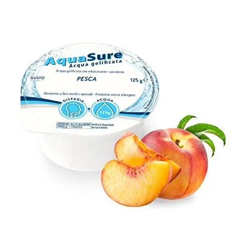Aquasure Acqua Gelificata Edulcorata Thè alla pesca 24 pezzi