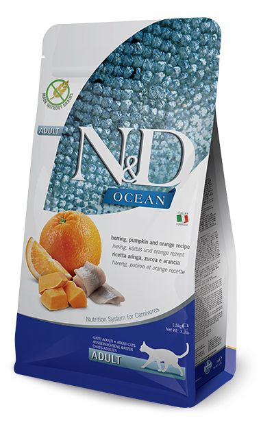 N&D OCEAN CAT HER&OR PUMP1,5KG