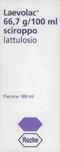 Laevolac Sciroppo Lassativo 66,7%/100 ml Lattulosio 180 ml Laevolac Sciroppo Lassativo 66,7%/100 ml Lattulosio 180 ml