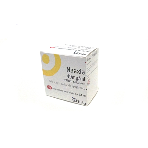 Naaxia Collirio monodose 4,9% 30 Flaconcini 0,4 ml Naaxia Collirio monodose 4,9% 30 Flaconcini 0,4 ml
