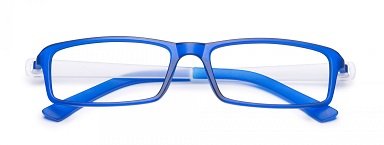 Twins Occhiali Lettura Silver Light blu e bianco +2.00