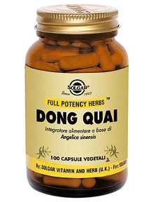 Solgar Dong Quai Integratore Ciclo Mestruale Menopausa 100 Capsule Vegetali Solgar Dong Quai Integratore Ciclo Mestruale Menopausa 100 Capsule Vegetali