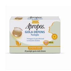 Apropos Gola Defens Miele E Limone 20 Pastiglie