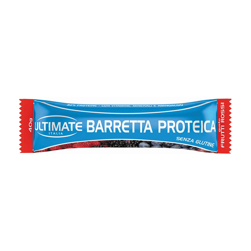Ultimate Italia - Barretta Proteica Gusto Frutti Rossi 40 g