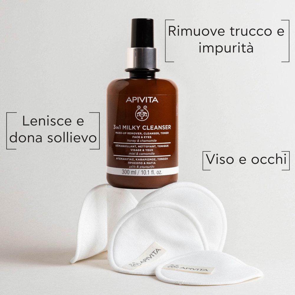 APIVITA - Latte Detergente 3 in 1 per Viso e Occhi APIVITA - Latte Detergente 3 in 1 per Viso e Occhi