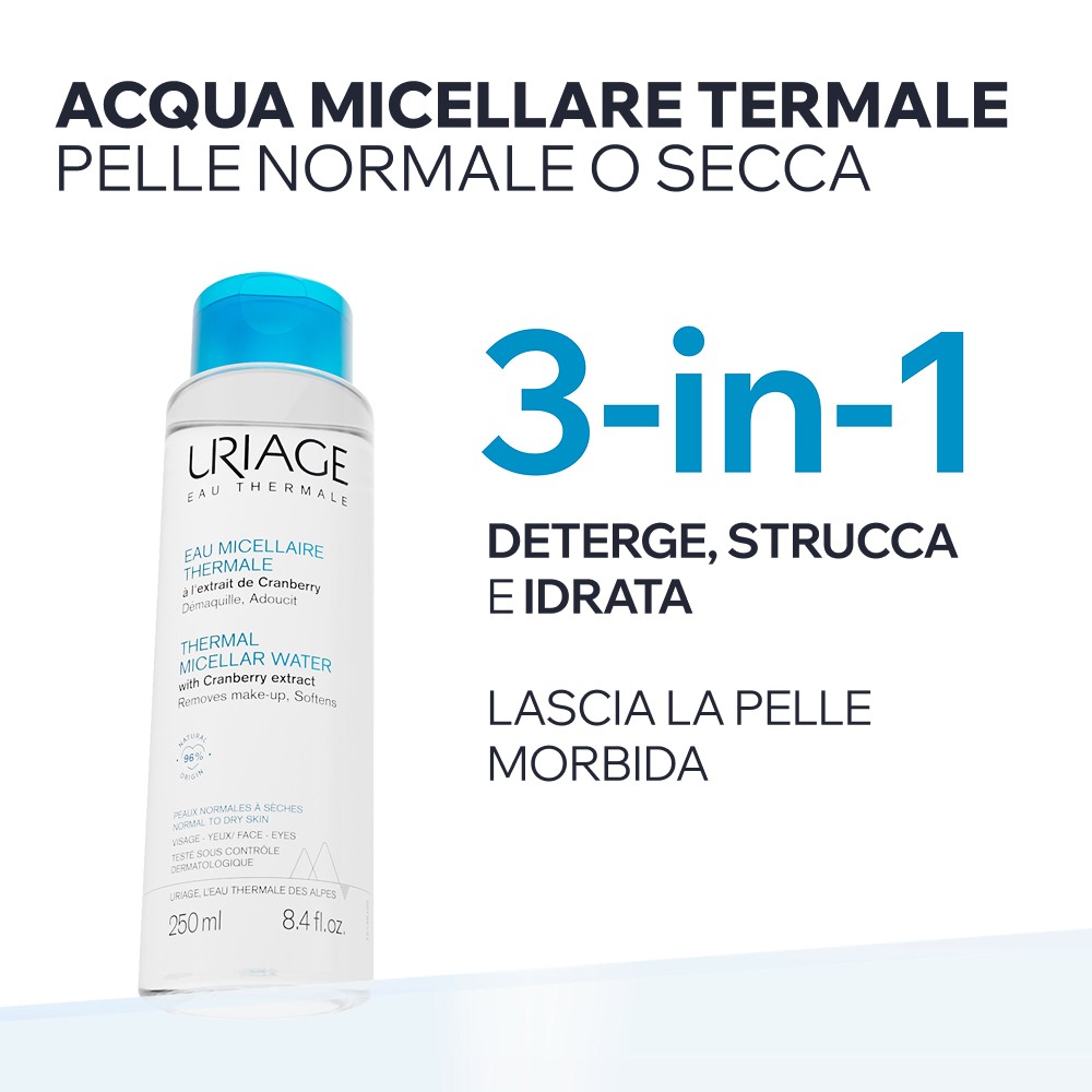 Uriage - Acqua Micellare Termale Per Pelle Normale O Secca 500 ml