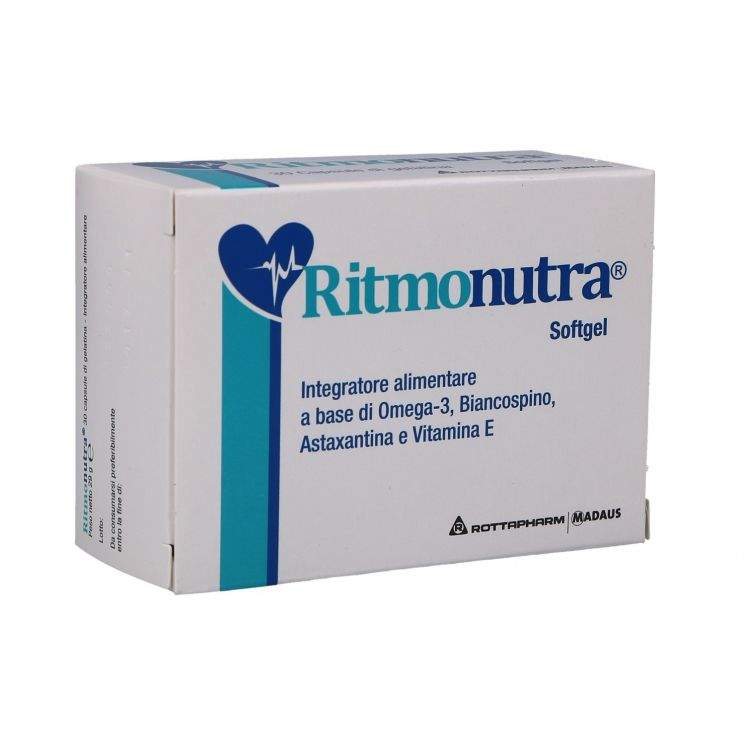 Rottapharm Ritmonutra Integratore Cardiovascolare 30 Softgel