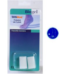 Biogel Fascetta Tubolare Protezione Dita del Piede Taglia L  2 Pezzi