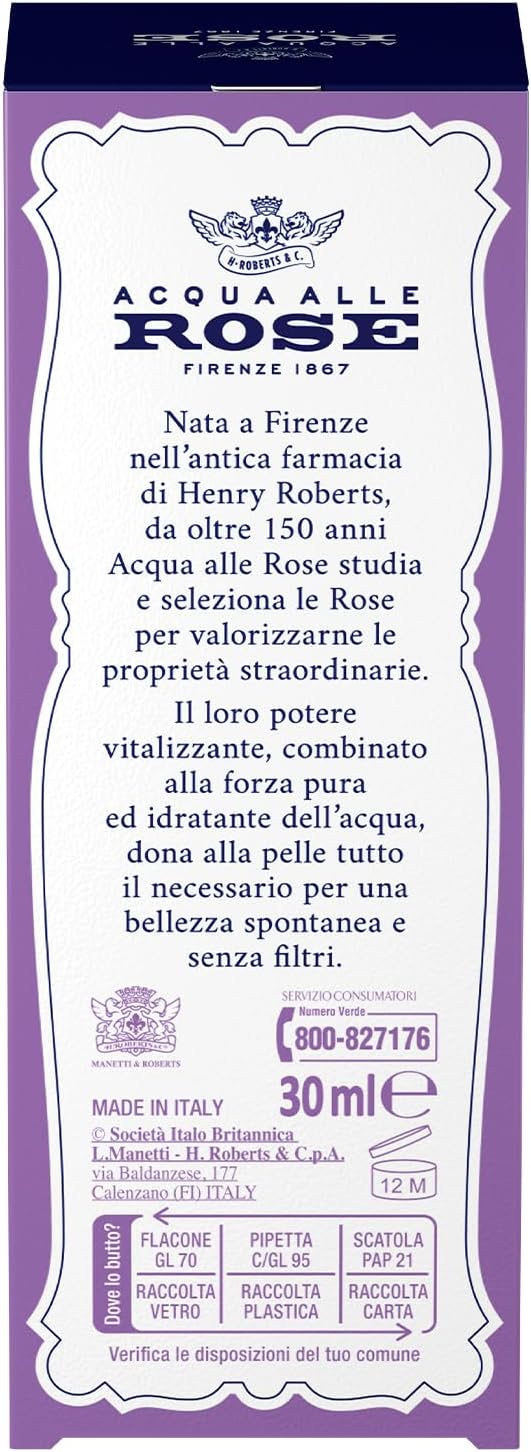 Acqua Alle Rose - Siero Rimpolpante All'Acido Ialuronico 30 ml