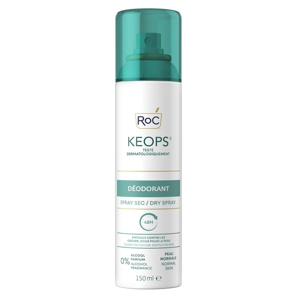 RoC Keops Deodorante Spray Secco 48h Antiodore 150 mL