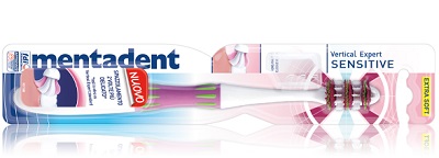 Mentadent Vertical Expert Sensitive Spazzolino Denti Sensibili Mentadent Vertical Expert Sensitive Spazzolino Denti Sensibili
