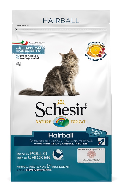 SCHESIR CAT DRY HAIR POLLO400G