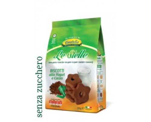 Le Stelle Biscotti Yogurt Cacao Senza Zuccheri 300 g Le Stelle Biscotti Yogurt Cacao Senza Zuccheri 300 g