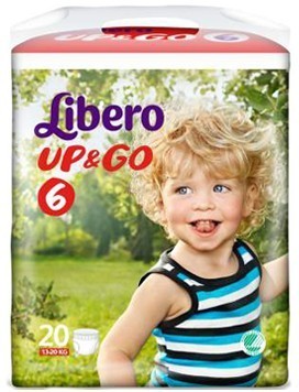 Libero Up&Go Taglia 6 Pannolini 20 Pezzi