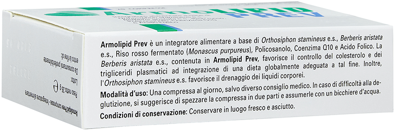 ArmoLIPID Prev - Integratore per il controllo di colesterolo e trigliceridi - 20 Compresse ArmoLIPID Prev - Integratore per il controllo di colesterolo e trigliceridi - 20 Compresse