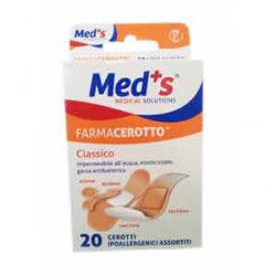 Med's Strips Cerotti Poliuretano Elasticizzato 20 Pezzi Assortiti