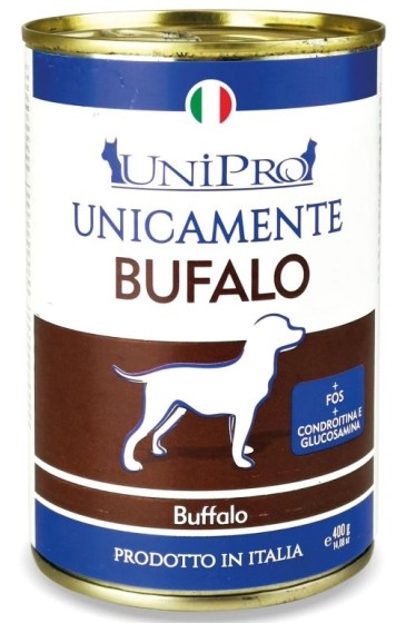 UNIPRO CANE UNICAMENTE BUFALO 400GR (lattina)