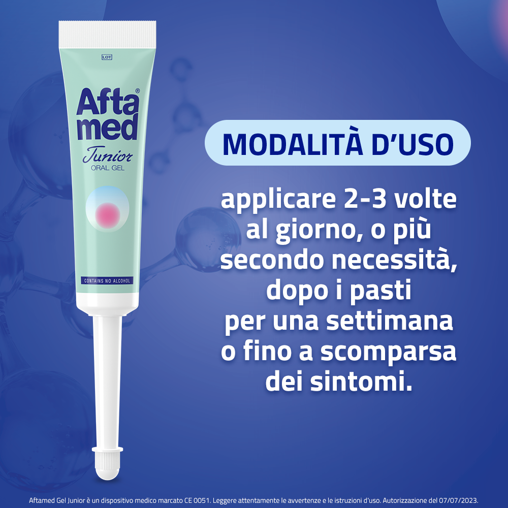 Aftamed Junior Gel Orale Anti Afte Senza Alcool 15 ml Aftamed Junior Gel Orale Anti Afte Senza Alcool 15 ml