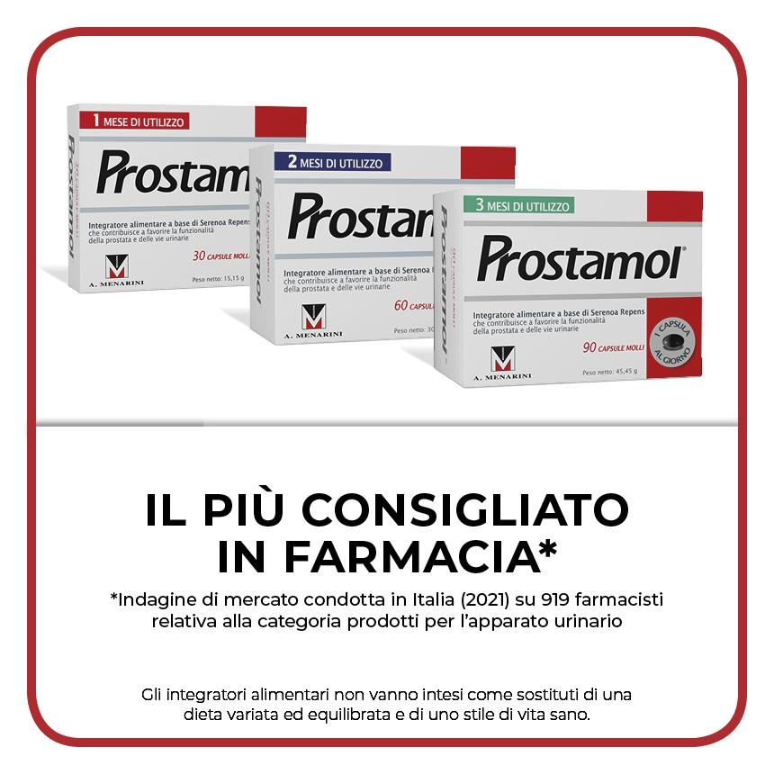 Prostamol - Integratore per la Prostata - 60 Capsule Molli Prostamol - Integratore per la Prostata - 60 Capsule Molli