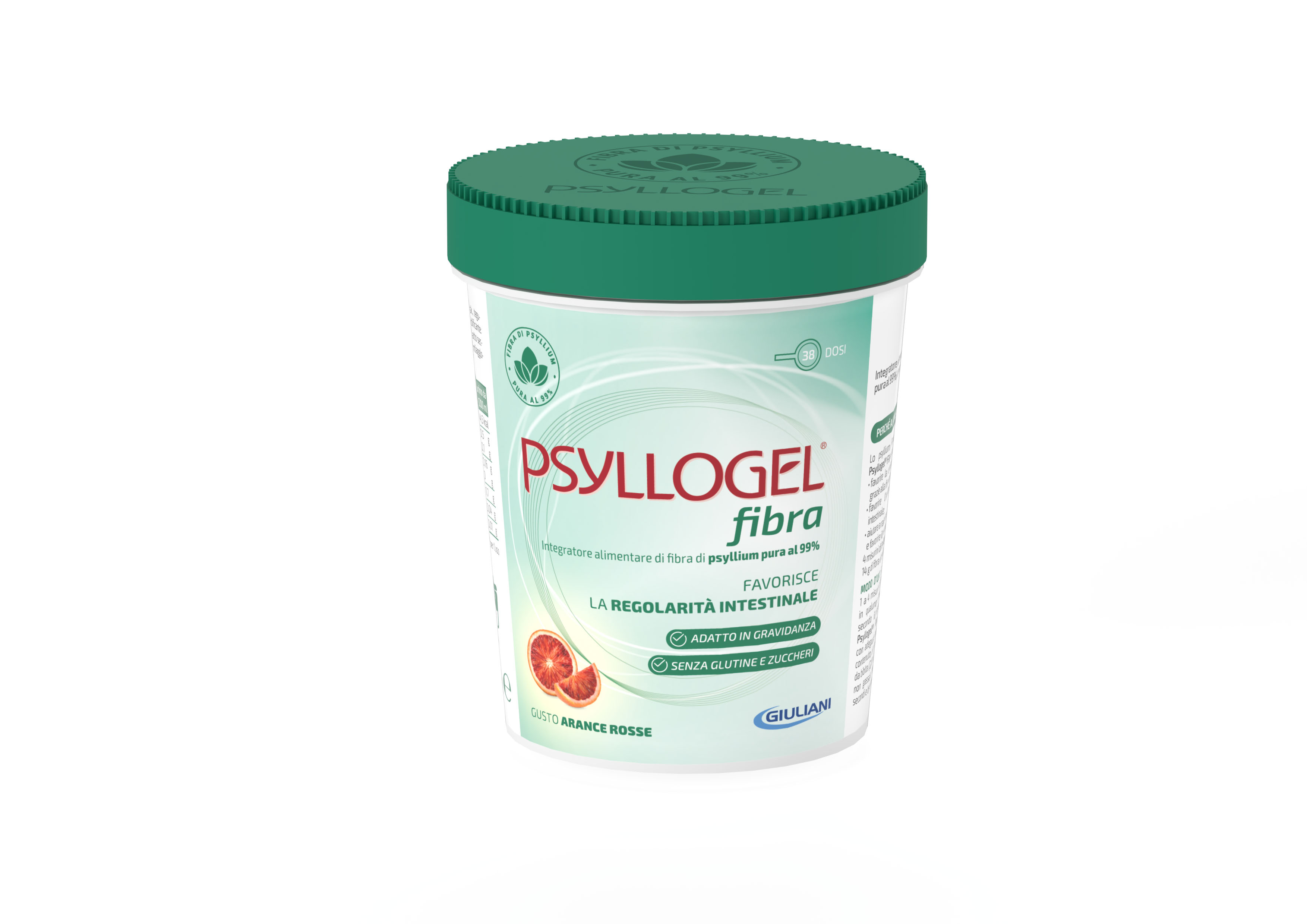 Psyllogel Fibra - Integratore Intestinale Gusto Arancia Rossa - 170g