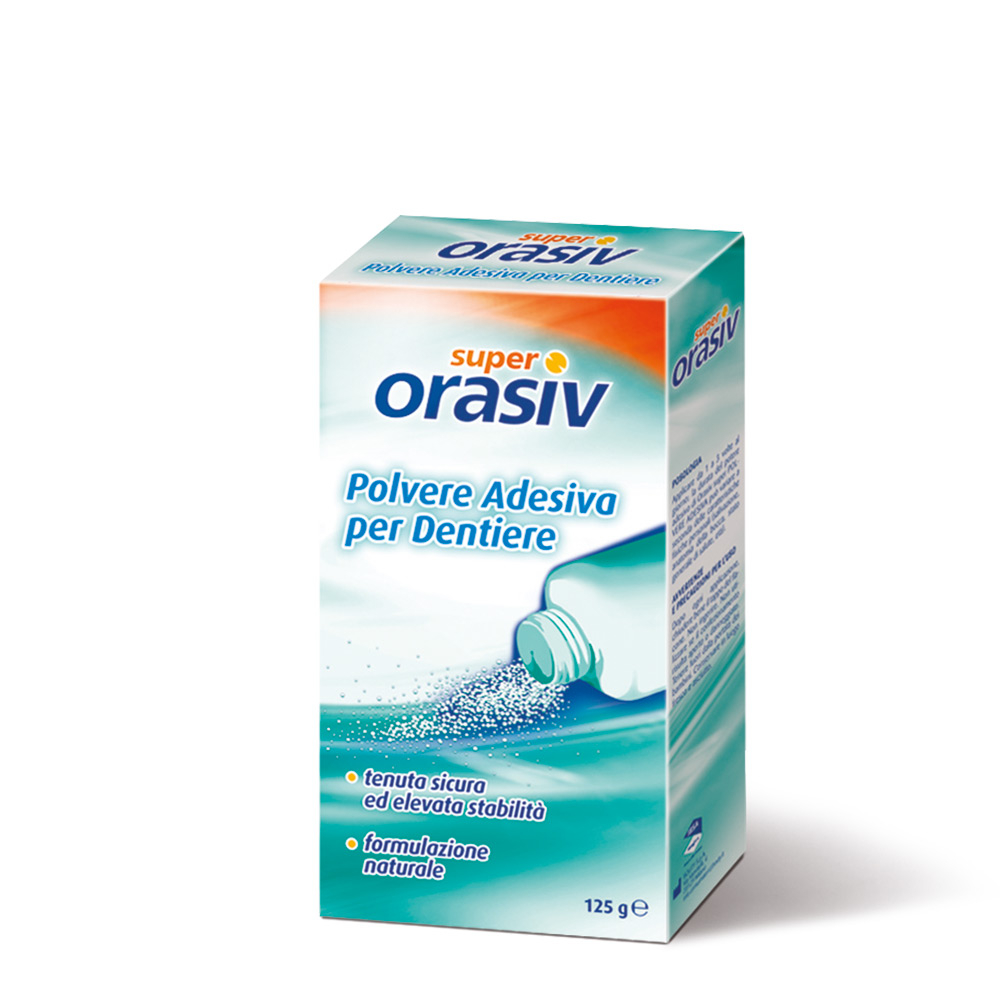 Orasiv Polvere Adesiva Clinica Per Dentiera 125 g Orasiv Polvere Adesiva Clinica Per Dentiera 125 g
