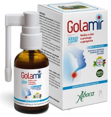 GOLAMIR 2ACT SPR 30ML N/ALCOOL - DISPOSITIVO MEDICO Classe II a GOLAMIR 2ACT SPR 30ML N/ALCOOL - DISPOSITIVO MEDICO Classe II a