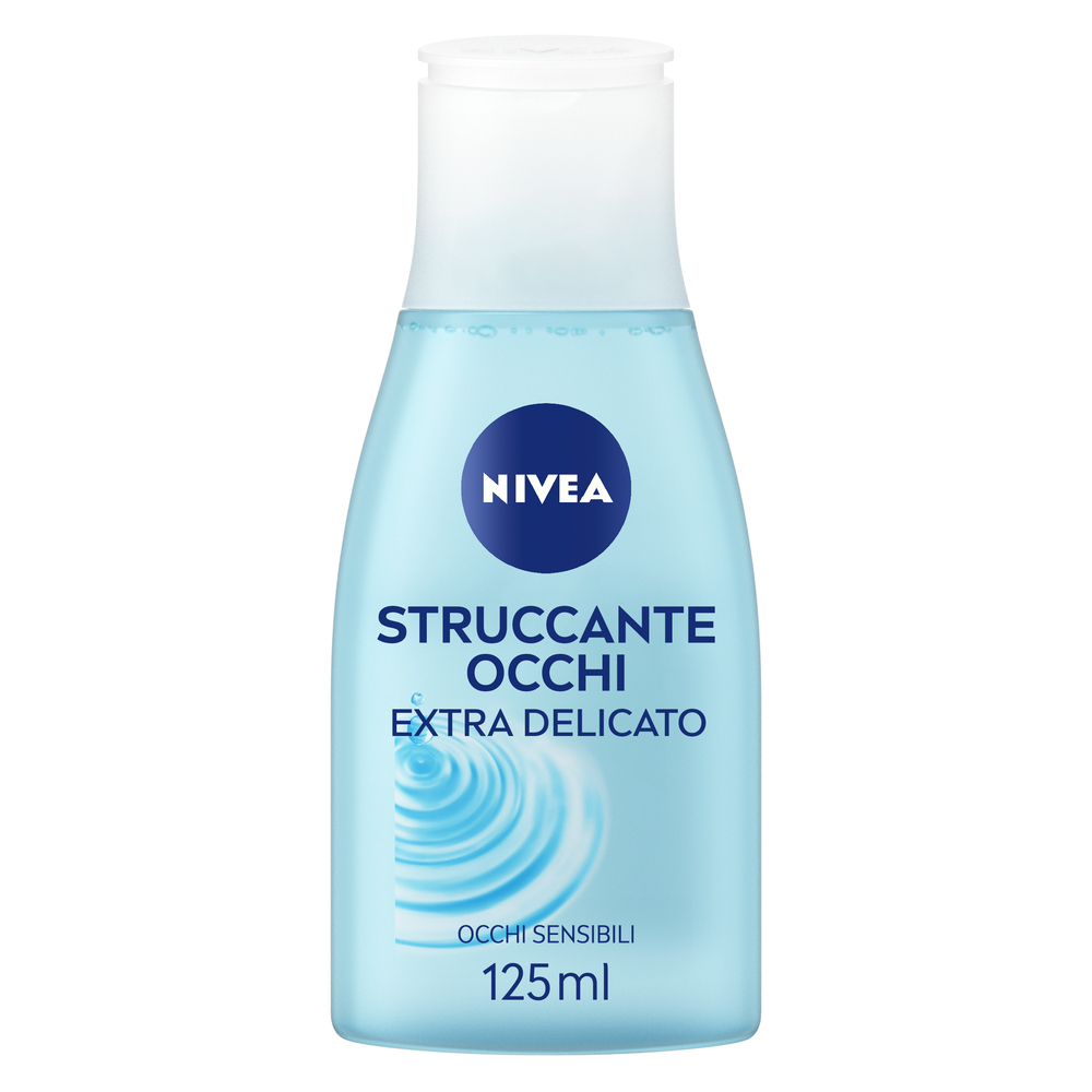 Nivea Struccante Occhi Delicato 125 ml, Struccante con Acqua Purificata per occhi sensibili Nivea Struccante Occhi Delicato 125 ml, Struccante con Acqua Purificata per occhi sensibili