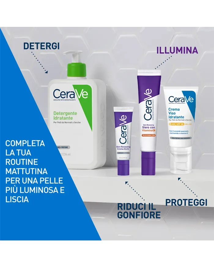 CeraVe - Skin Renewing Crema Contorno Occhi Con Peptidi 15 ml