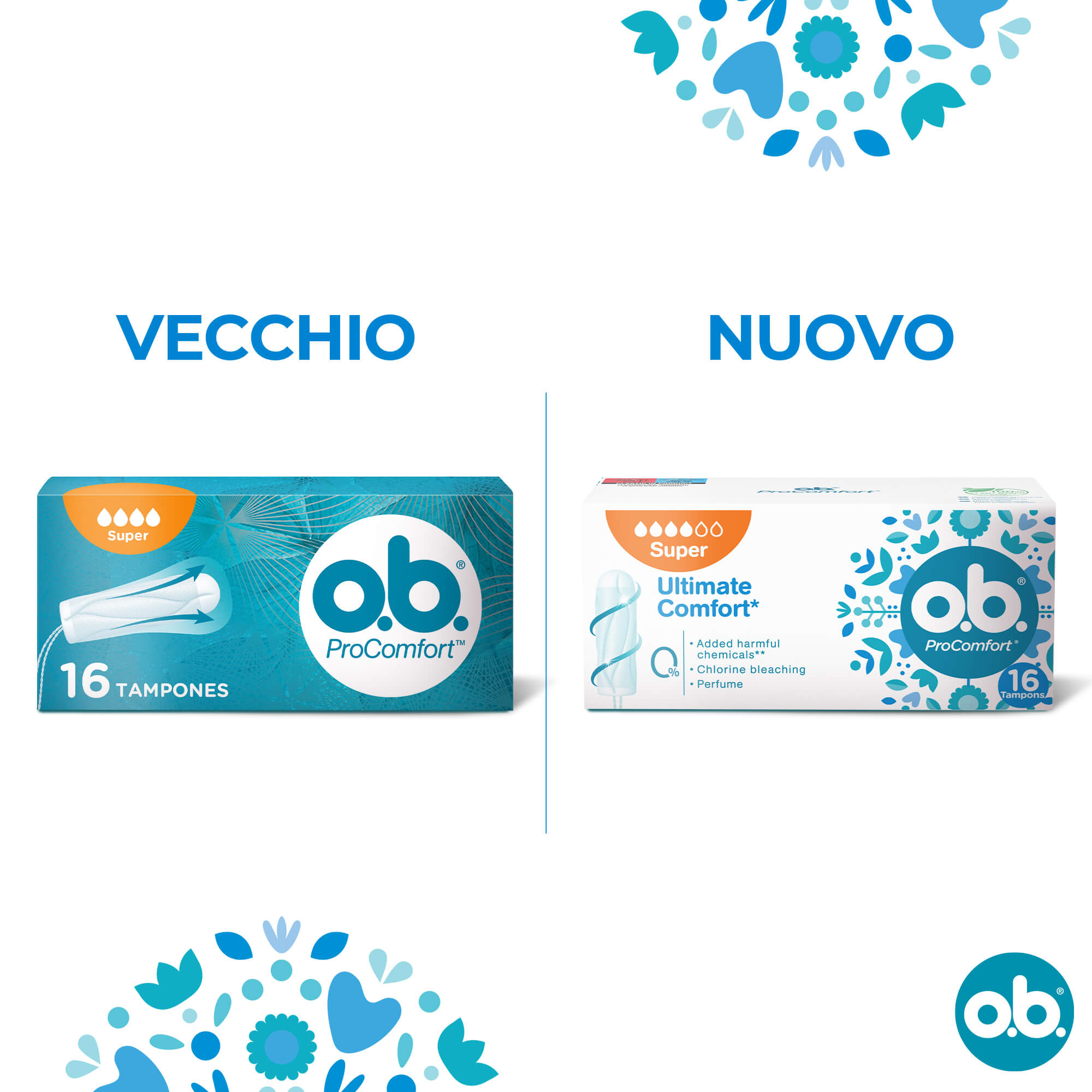 O.B. ProComfort Super 16 Assorbenti Interni O.B. ProComfort Super 16 Assorbenti Interni