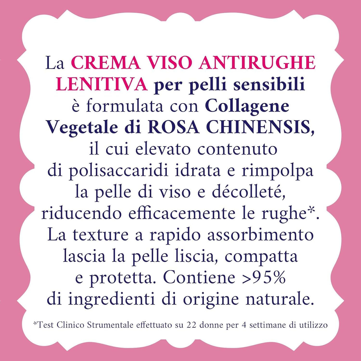 Acqua Alle Rose - Crema Antirughe Lenitiva Viso Per Pelli Sensibili 50 ml