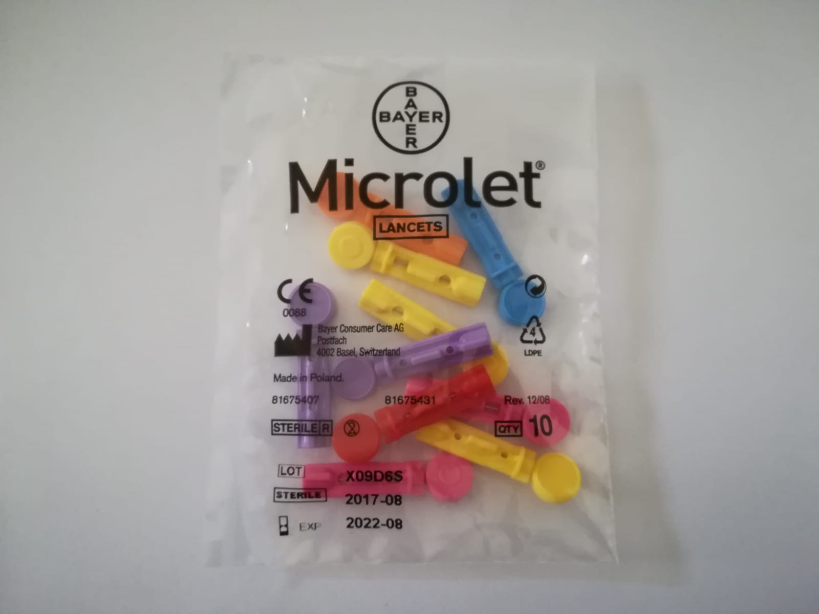 Microlet Lancette Pungidito Colorate - 25 Pezzi
