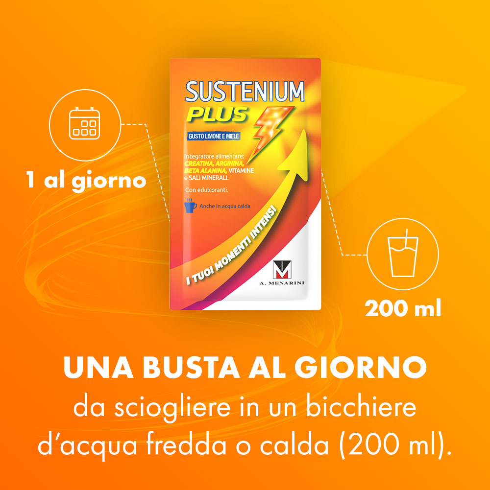 Sustenium Plus Limone e Miele 22 buste Sustenium Plus Limone e Miele 22 buste