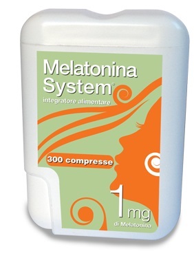 Melatonina System Utile Per Combattere Stree e Insonnia 300 Compresse