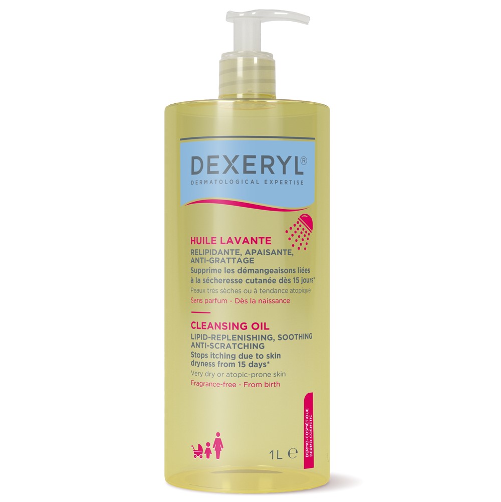 Dexeryl Olio Lavante - Detergente Antiprurito Per Pelle Secca E A Tendenza Atopica 1 Litro