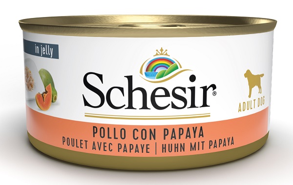 SCHESIR DOG POLLO/PAPAYA 150G