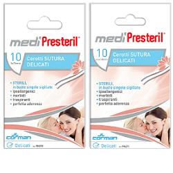 MediPresteril 10 cerotti Sutura Delicati 6,4 x 108 mm