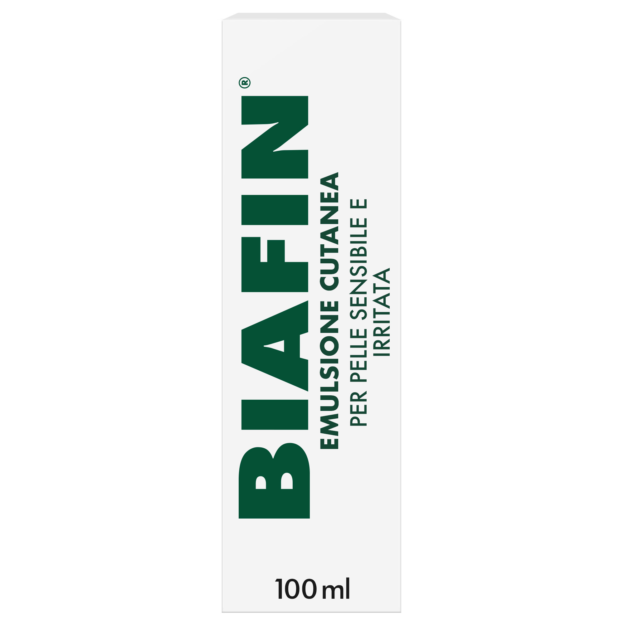 Biafin Emulsione Cutanea Idratante Lenitiva 100 ml, Crema scottature e pelle sensibile e irritata