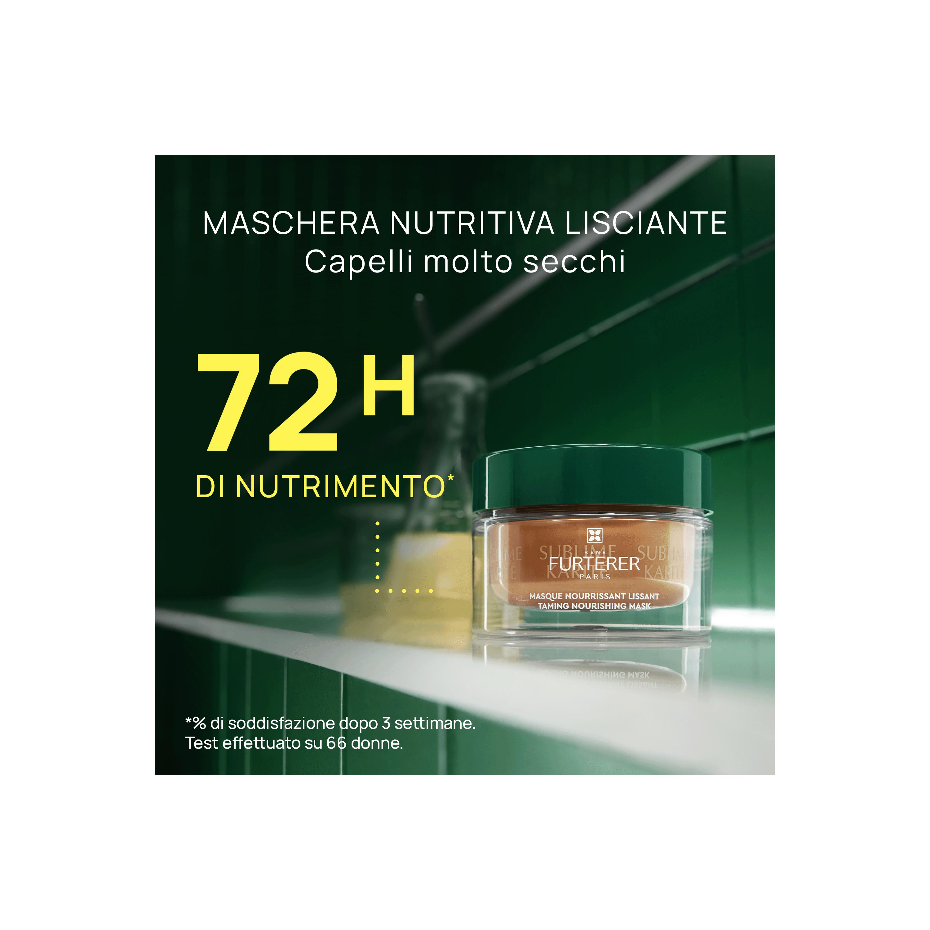 René Furterer Sublime Karité - Maschera Nutritiva Lisciante Per Capelli Secchi 200 ml